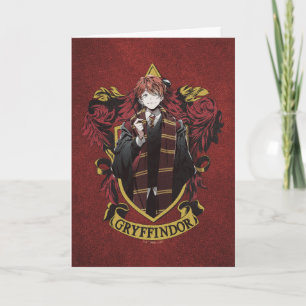 HARRY POTTER™   Anime Ron Weasley House Crest Kaart