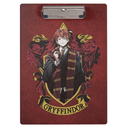 HARRY POTTER™ | Anime Ron Weasley House Crest Klembord (Voorkant)