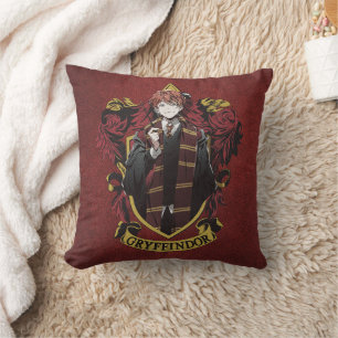 HARRY POTTER™   Anime Ron Weasley House Crest Kussen