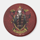 HARRY POTTER™ | Anime Ron Weasley House Crest Magneet (Voorkant)