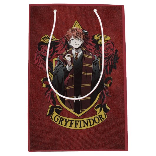 HARRY POTTER™ | Anime Ron Weasley House Crest Medium Cadeauzakje (Voorkant)