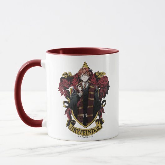 HARRY POTTER™ | Anime Ron Weasley House Crest Mok (Links)