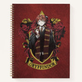 HARRY POTTER™ | Anime Ron Weasley House Crest Notitieboek (Voorkant)