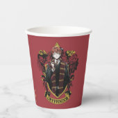 HARRY POTTER™ | Anime Ron Weasley House Crest Papieren Bekers (Voorkant)