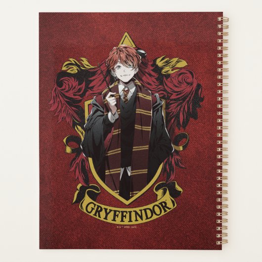 HARRY POTTER™ | Anime Ron Weasley House Crest Planner (Achterkant)