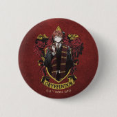 HARRY POTTER™ | Anime Ron Weasley House Crest Ronde Button 5,7 Cm (Voorkant)