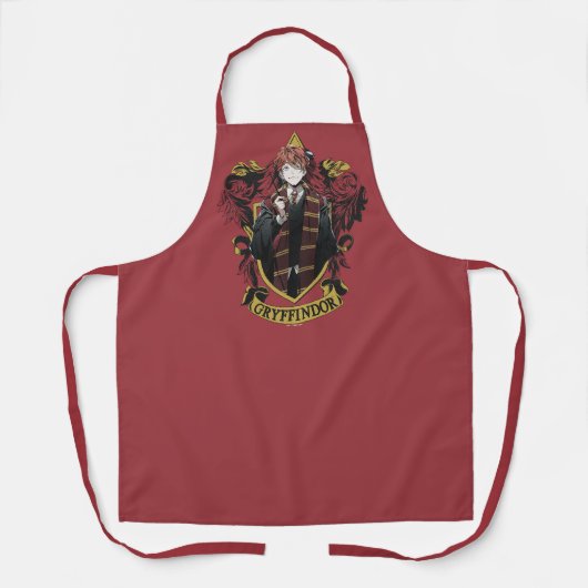HARRY POTTER™ | Anime Ron Weasley House Crest Schort (Voorkant)