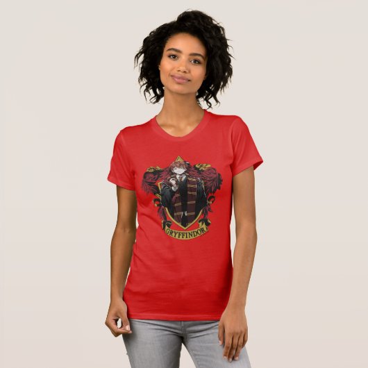 HARRY POTTER™ | Anime Ron Weasley House Crest T-shirt (Voorkant volledig)
