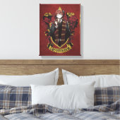HARRY POTTER™ | Anime Ron Weasley Huis Crest Canvas Afdruk (Insitu (Slaapkamer))