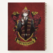 HARRY POTTER™ | Anime Ron Weasley Huis Crest Notitieboek (Achterkant)
