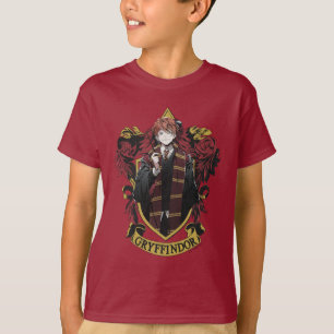 HARRY POTTER™   Anime Ron Weasley Huis Crest T-shirt