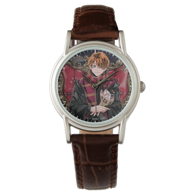 HARRY POTTER™ | Anime Ron Weasley Seed Horloge (Voorkant)