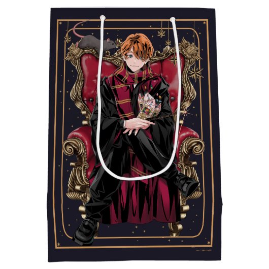 HARRY POTTER™ | Anime Ron Weasley Seed Medium Cadeauzakje (Achterkant)