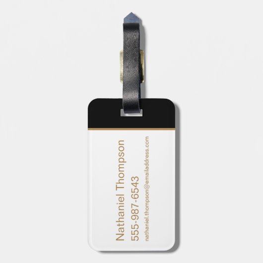 HARRY POTTER™ | Anime Snape-Lijst grafisch Bagagelabel (Achterkant verticaal)