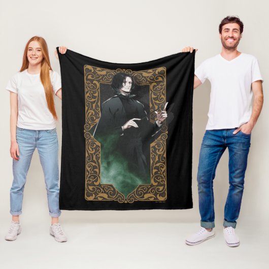 HARRY POTTER™ | Anime Snape-Lijst grafisch Fleece Deken (In situ)