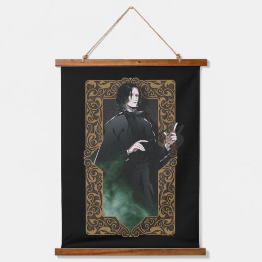 HARRY POTTER™ | Anime Snape-Lijst grafisch Hangend Wandkleed (Voorkant)