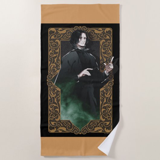 HARRY POTTER™ | Anime Snape-Lijst grafisch Strandlaken (Voorkant)