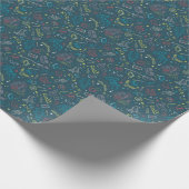 HARRY POTTER™ Artifacts Line Art Pattern Cadeaupapier (Hoek)