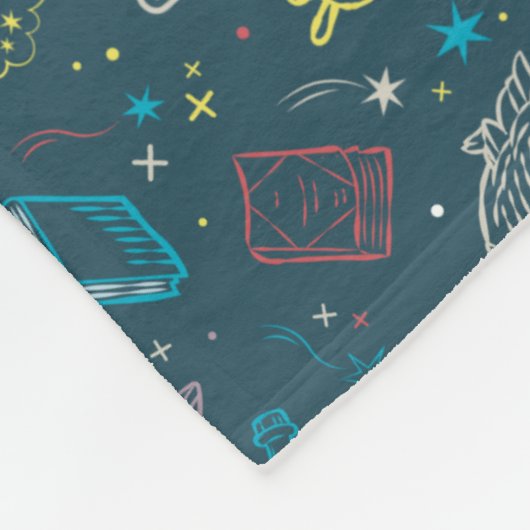 HARRY POTTER™ Artifacts Line Art Pattern Fleece Deken (Hoek)