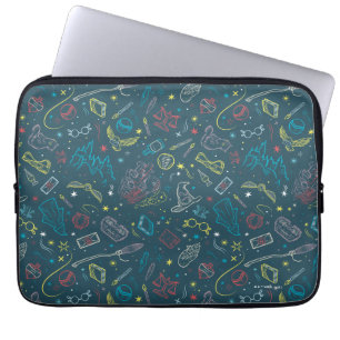 HARRY POTTER™ Artifacts Line Art Pattern Laptop Sleeve