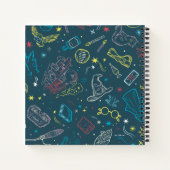 HARRY POTTER™ Artifacts Line Art Pattern Notitieboek (Achterkant)