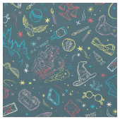 HARRY POTTER™ Artifacts Line Art Pattern Stof (Close Up)