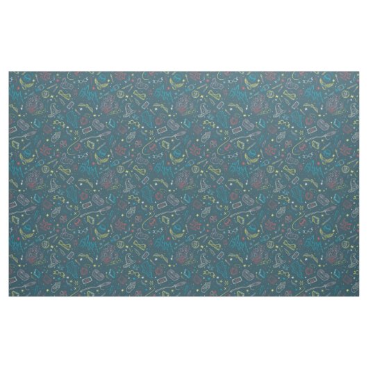 HARRY POTTER™ Artifacts Line Art Pattern Stof (Fat Quarter)