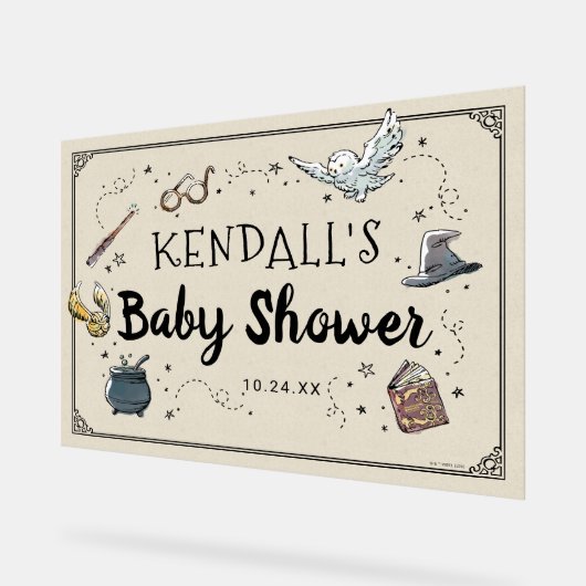 Harry Potter Baby shower Acryl Bord (Hoek)