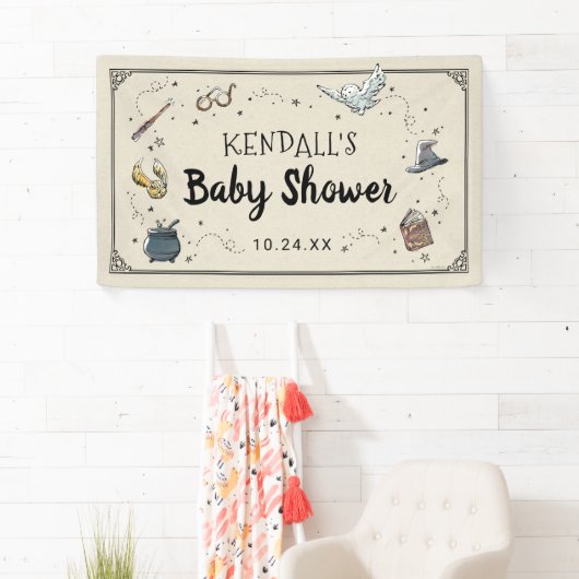 Harry Potter Baby shower Banner (Insitu)