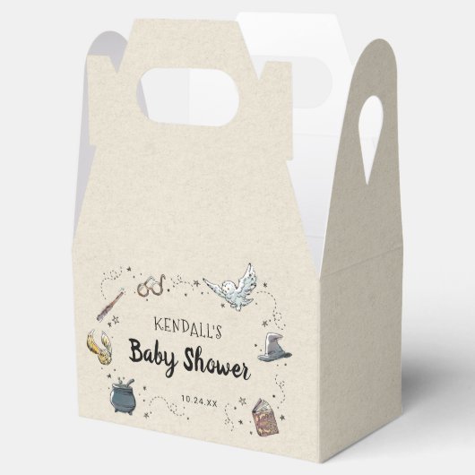HARRY POTTER™-Baby shower Bedankdoosjes (Geopend)