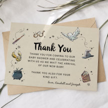 Harry Potter | Baby Shower Bedankt