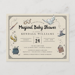 Harry Potter Baby shower Briefkaart