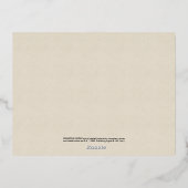 Harry Potter | Baby shower Hartelijk dank Folie Uitnodiging Briefkaart (Achterkant)