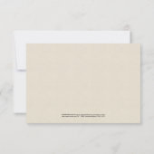 Harry Potter | Baby shower Hartelijk dank Kaart (Achterkant)