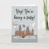 Harry Potter | Baby shower Hogwarts Castle Kaart (Voorkant)