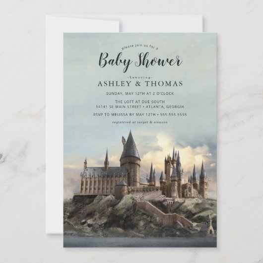 Harry Potter | Baby shower Hogwarts Castle Kaart (Voorkant)