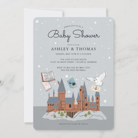 Harry Potter | Baby shower Hogwarts Castle Kaart (Voorkant)