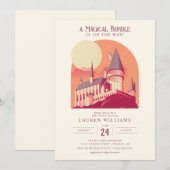 Harry Potter | Baby shower Hogwarts Girl Kaart (Voorkant / Achterkant)