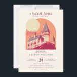 Harry Potter | Baby shower Hogwarts Girl Kaart<br><div class="desc">Vier de komst van je kleine heks met deze betoverende Harry Potter-baby shower-uitnodiging met het iconische Hogwarts-ontwerp. Perfect voor fans van de Wizarding World,  deze magische uitnodiging zet de toon voor een grillige en onvergetelijke viering.</div>