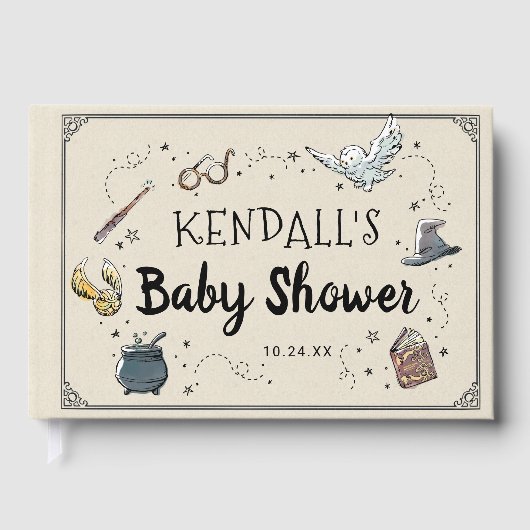 Harry Potter Baby Shower Invitation Gastenboek (Voorkant)