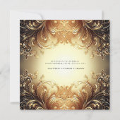 Harry Potter | Baby Shower Kasteel van Hogwarts Kaart (Achterkant)