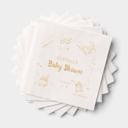 Harry Potter Baby shower Napkins Folie Servetten (Insitu (Gestapeld))