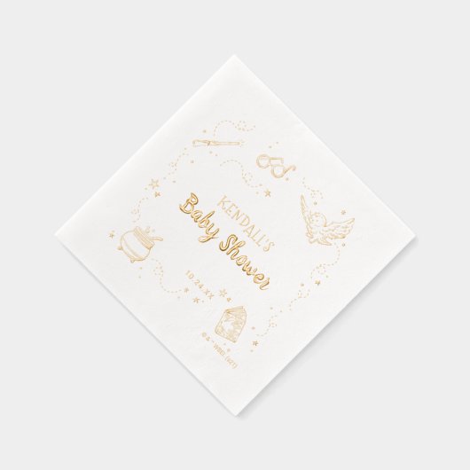 Harry Potter Baby shower Napkins Folie Servetten (Rechts)