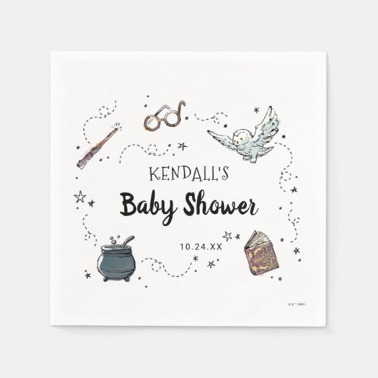 Harry Potter Baby shower Napkins Servet (Voorkant)