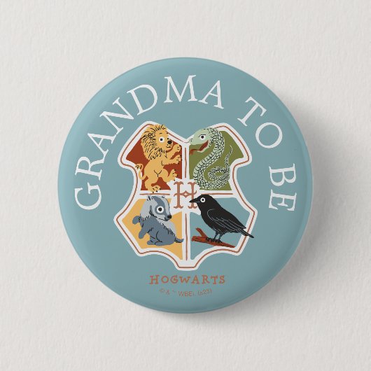 Harry Potter Baby Shower | Oma Worden Ronde Button 5,7 Cm (Voorkant)