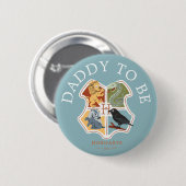 Harry Potter-Baby shower | Papa zal worden Ronde Button 5,7 Cm (Voorkant /achterkant)