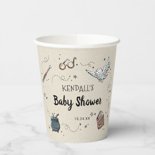 Harry Potter Baby shower papieren bekers (Links)