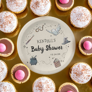 Harry Potter Baby shower Papieren Bordje
