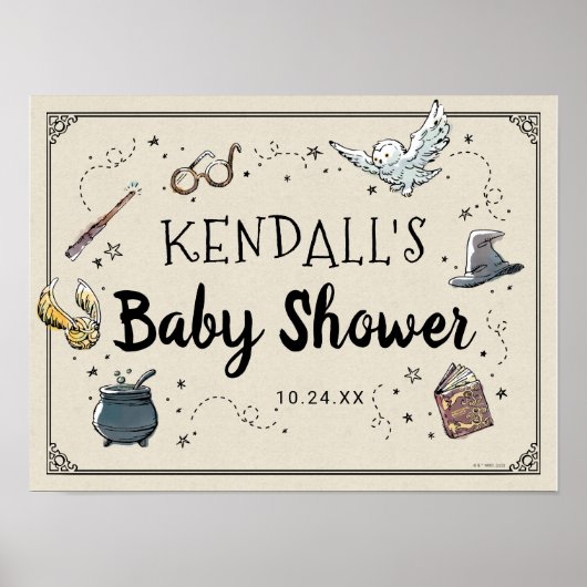 Harry Potter Baby shower Poster (Voorkant)