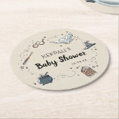 HARRY POTTER™-Baby shower Ronde Kartonnen Onderzetter (Gebogen)